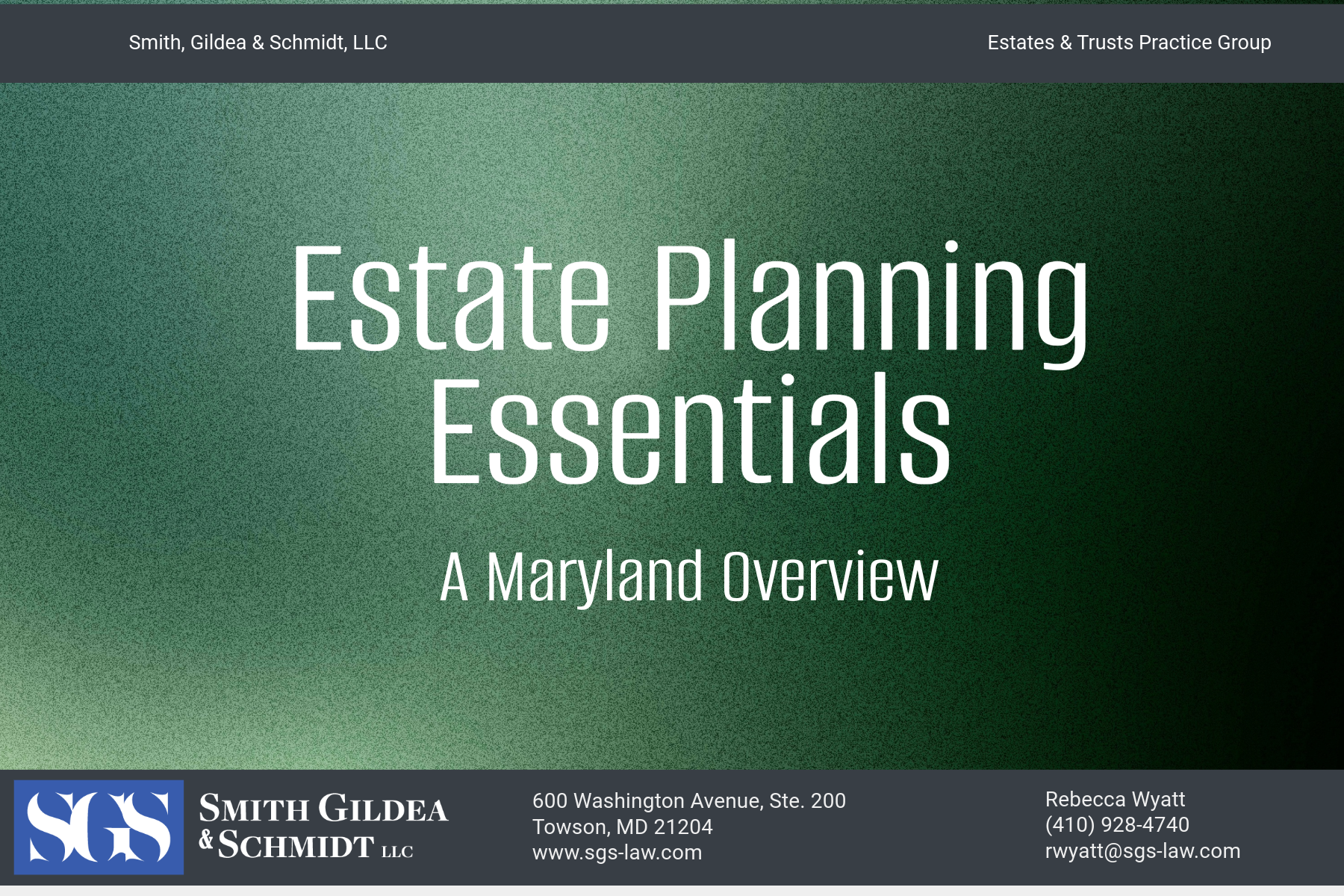 Estate Planning Essentials